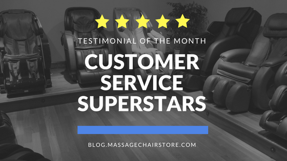 Testimonial of the Month: Customer Service Superstars