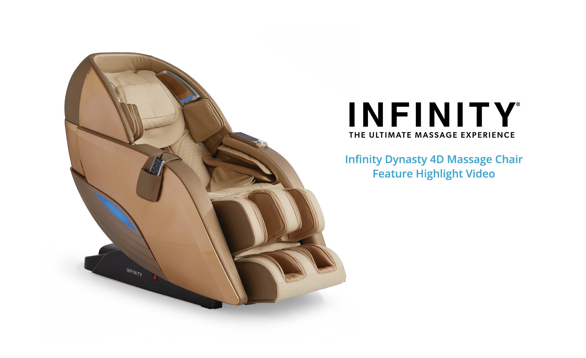 Infinity Dynasty 4D Massage Chair Feature Highlight Video Infinity Dynasty 4D