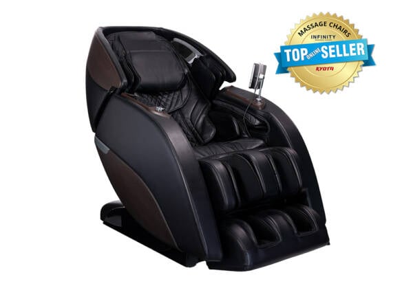 Kyota Nokori M980 Syner-D® Massage Chair - Black & Black