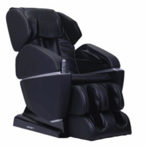 A profile image of a black Infinity Prelude massage chair. 