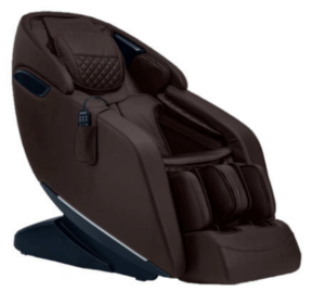 A profile image of a brown Kyota Genki M380 massage chair 