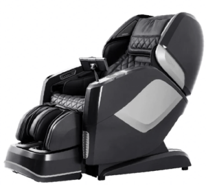 A profile image of a black Osaki Pro Maestro massage chair.