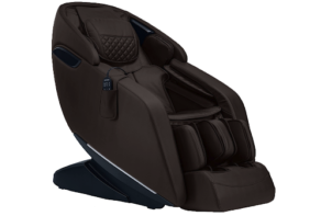 A profile image of a brown Kyota Genki M380 massage chair.