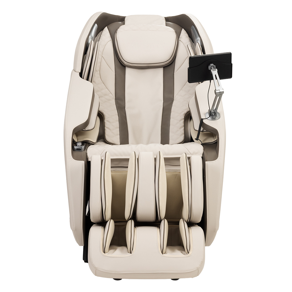 infinity_celebrity_beige_front_1000 x 1000 Infinity Celebrity Elite 4D Massage Chair - Greige/Beige