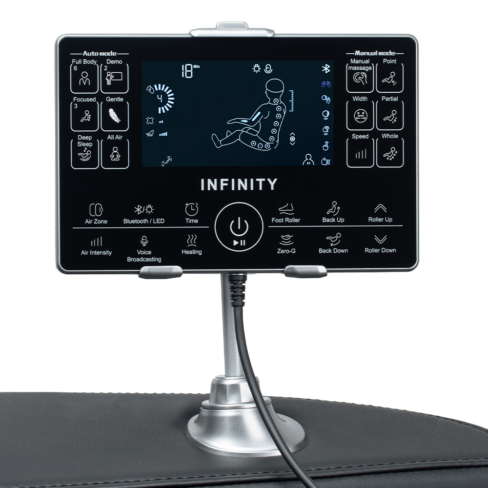 infinity_zenara_black_tablet_1000 x 1000 Infinity Zenara Massage Chair